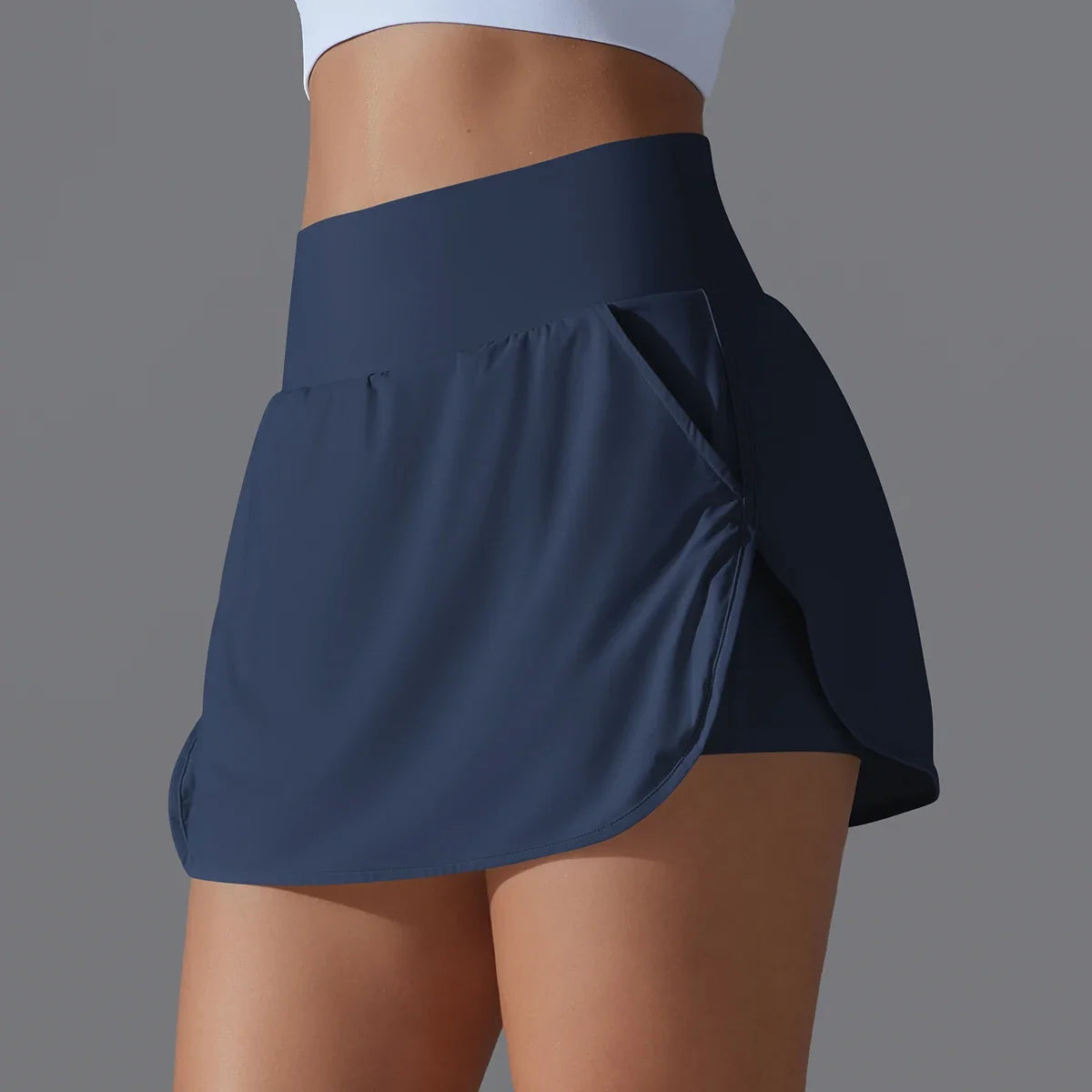 Hamidou Outdoor Sports Skirt Women High Waist Breathable