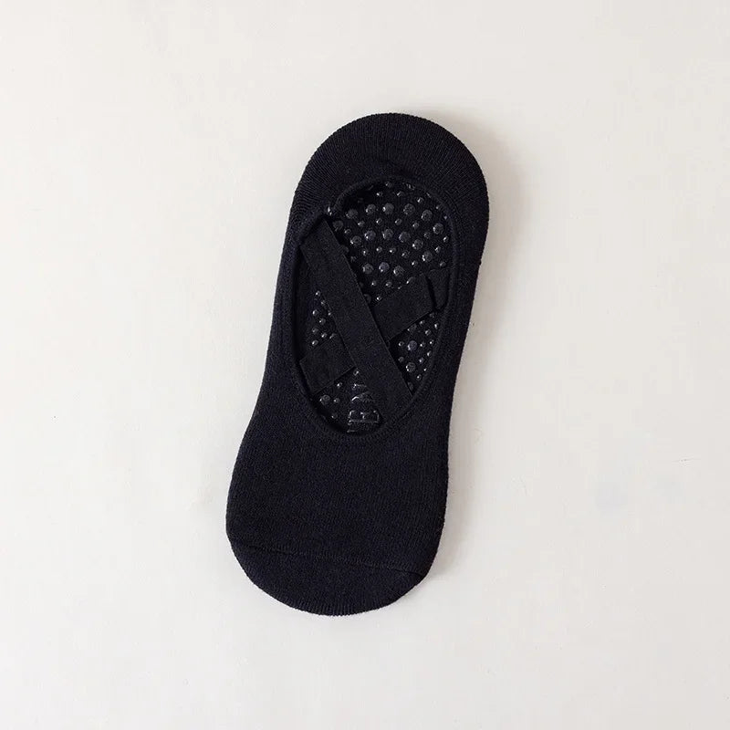 3 Pairs/5 Pairs/1 Pair Yoga Socks Women Cotton Silicone Non-slip Pilates Grip Towel No-Show Barre Breathable Bandage Sports Sock