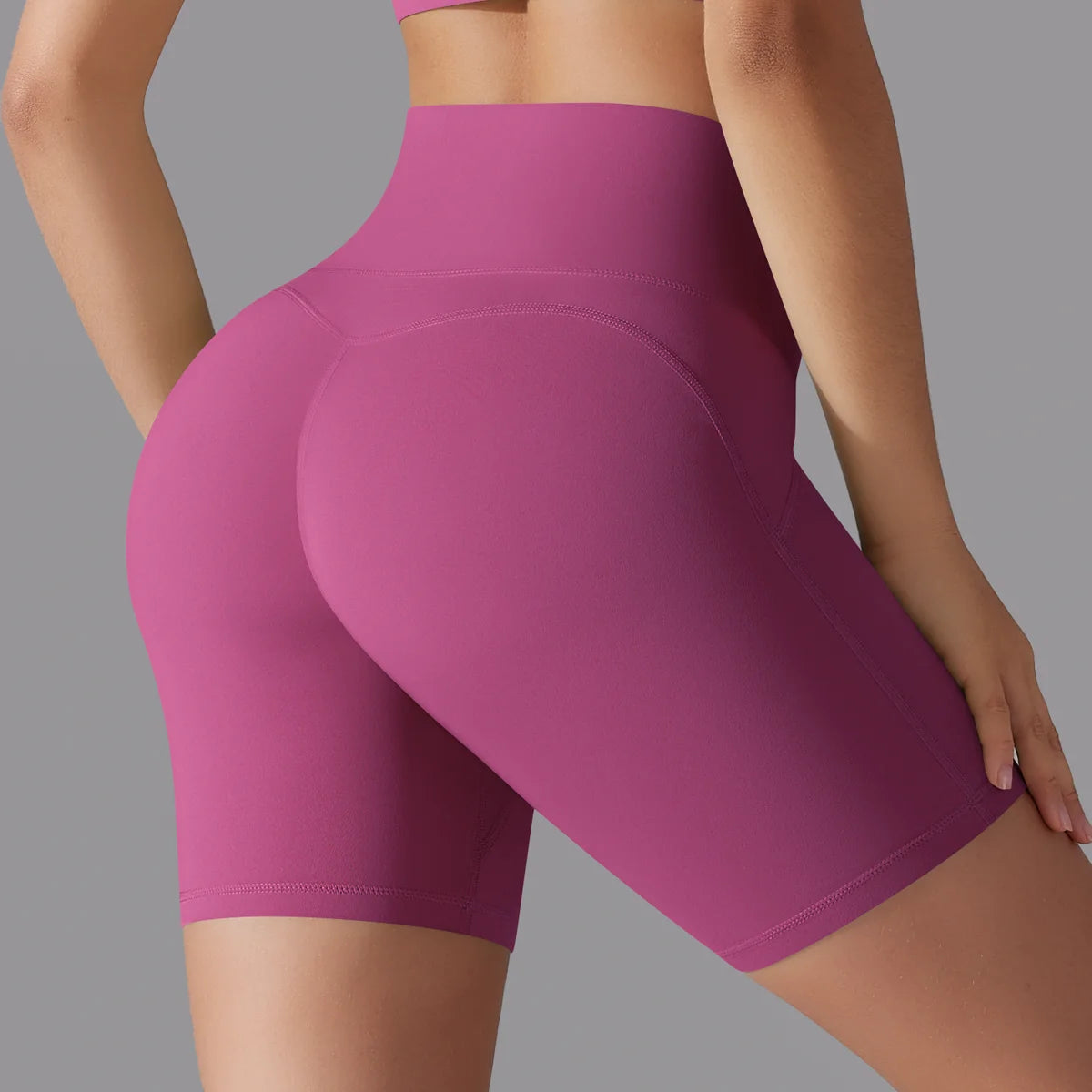 Yoga Short Tummy Control Butt Lifting Gym Shorts Workout Gym Shorts Fitness High Waist Quick Drying Cycling Workout Gym Shorts