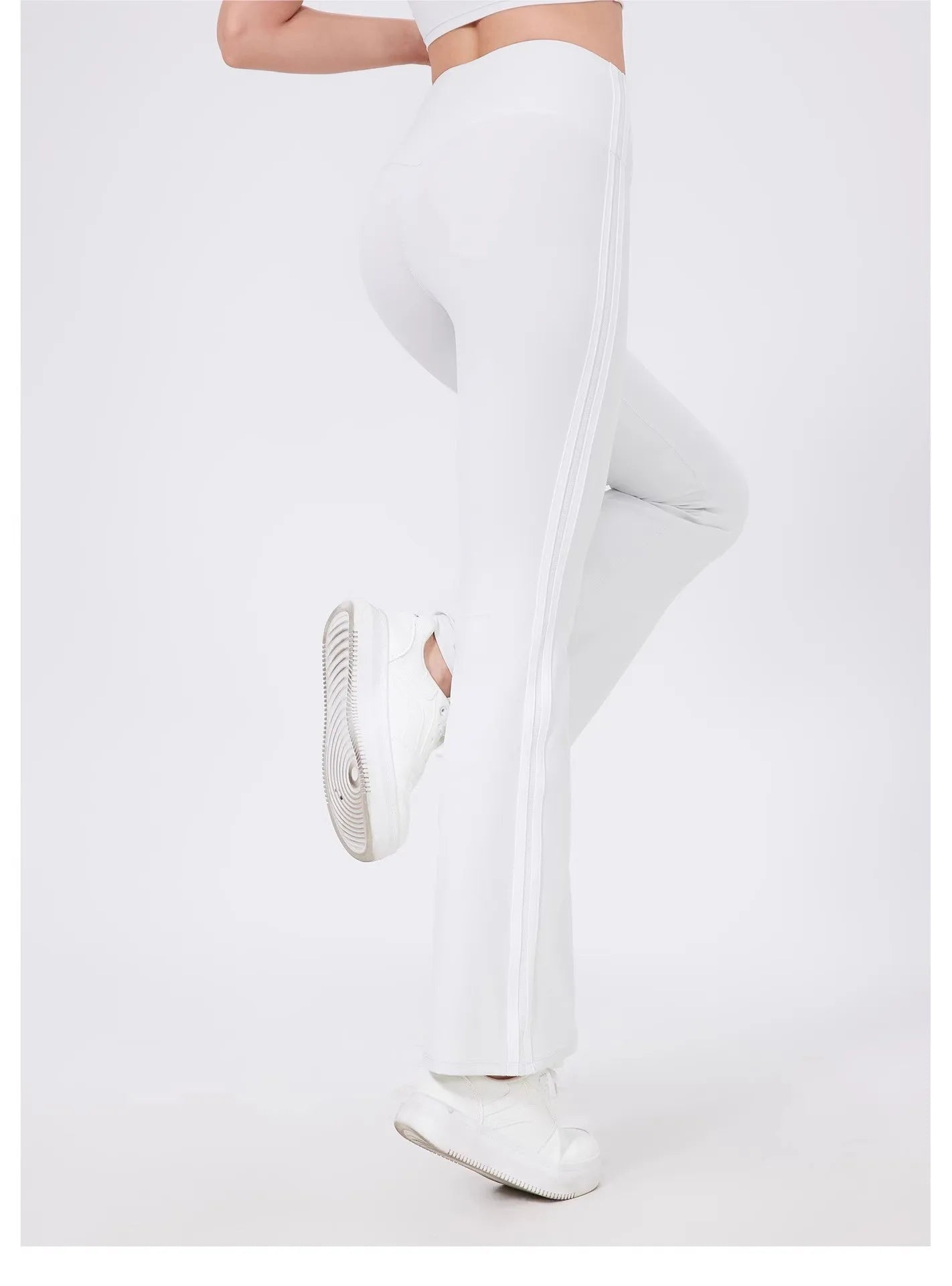 Women's High Waist Yoga Pants Flared Sport Leggings Workout Flared Leggings Casual Wear Comfortable Activewear Gym Leggings