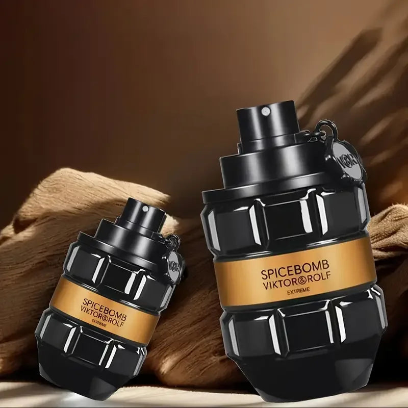 ViktorI Spice Bomb Eau de Parfum- Men's cologne, long-lasting fragrance,Woody Spice- Men'S Cologne- With Citrus and Tobacco Note