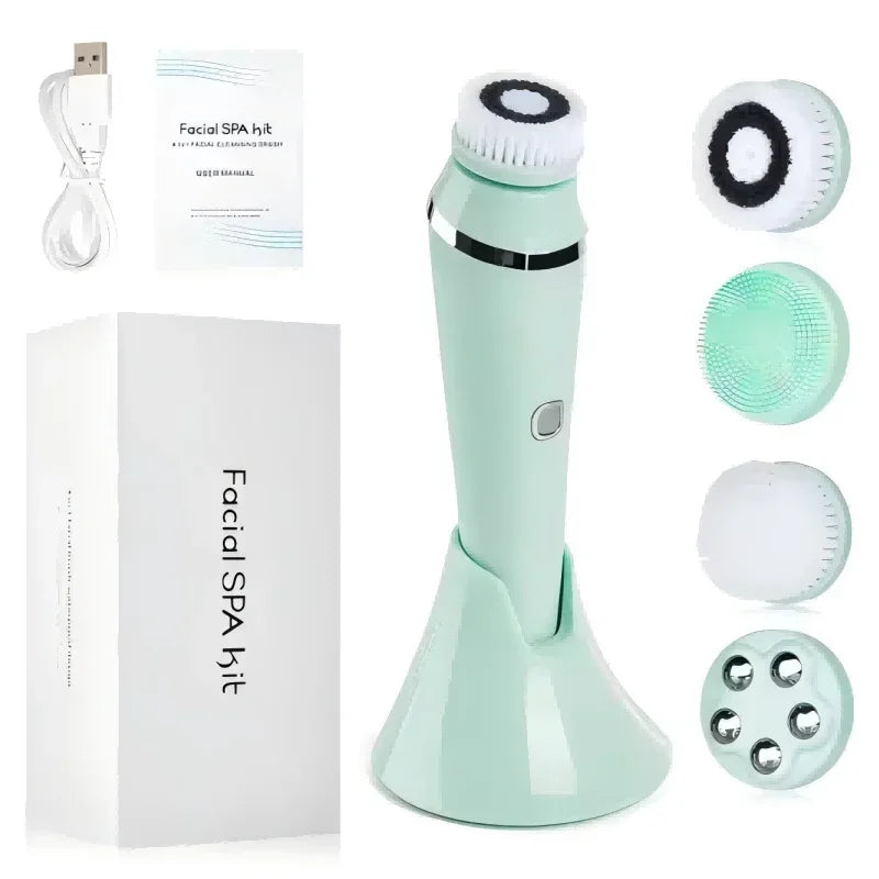 VIMYSHOW 4 In 1 Facial Cleansing Brush IPX7 Waterproof