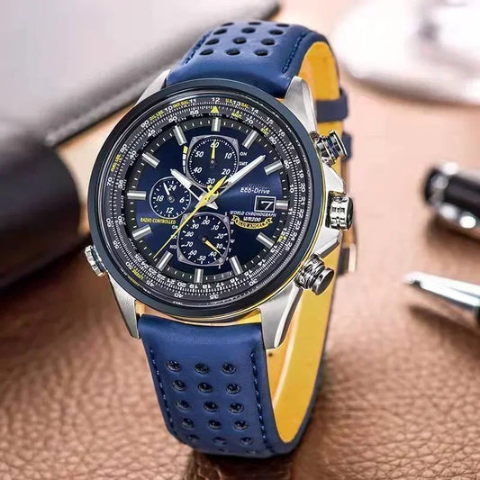2024 Men Watches Luxury Trend Quartz Clock Luminous Calendar Waterproof Multi Function Fancy Round Automatic Watch Stainless