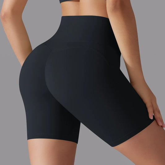Yoga Short Tummy Control Butt Lifting Gym Shorts Workout Gym Shorts Fitness High Waist Quick Drying Cycling Workout Gym Shorts