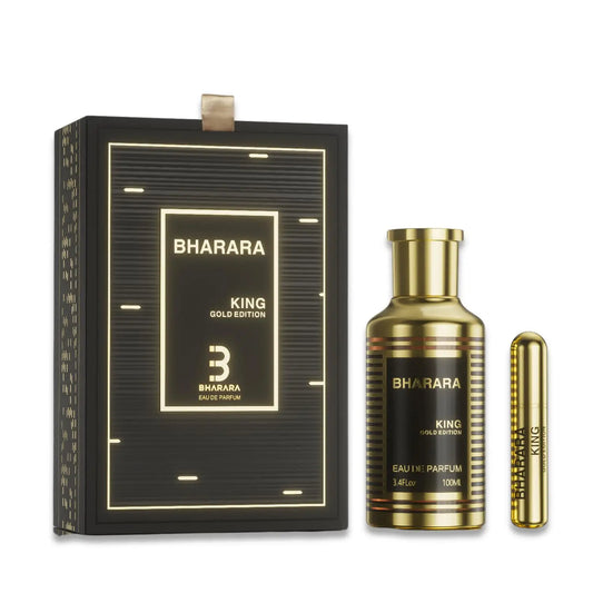 Inspired by elite gourmand classics | Bharara King Gold Edition Eau de Parfum – 100 ml / 3.4 fl oz