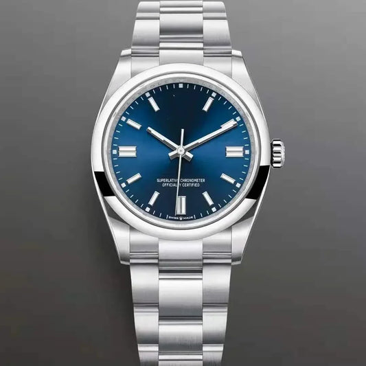 2025 New Japan NH35 Automatic Watch, 36MM/39MM Sapphire Crystal, 100M Waterproof Luminous, Sterile Dial Oyster-Style Bracelet