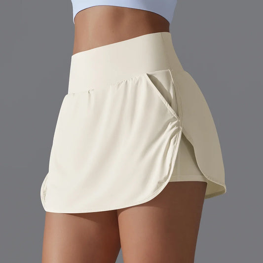 Hamidou Outdoor Sports Skirt Women High Waist Breathable