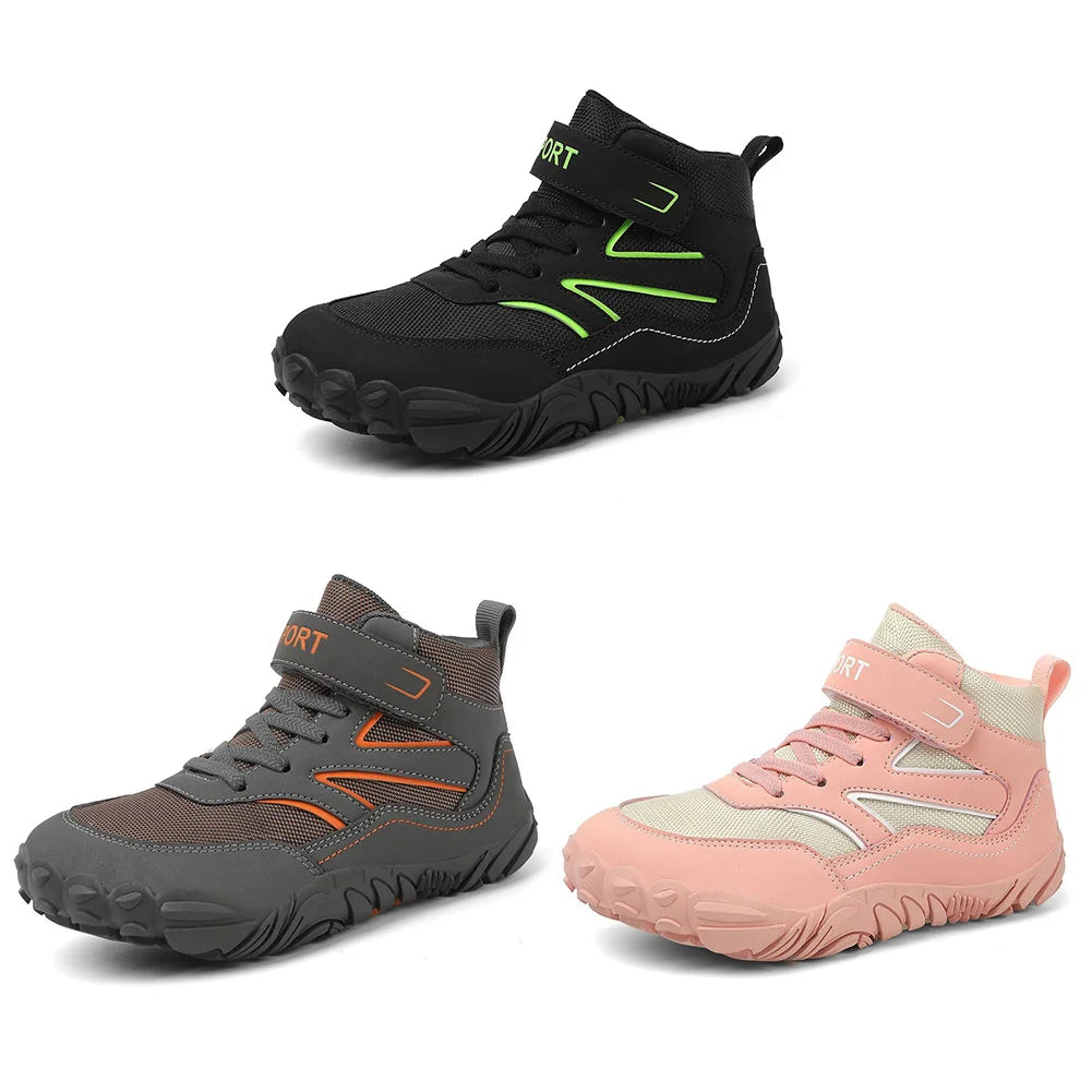 MOJOYC Kids Hiking Boots Waterproof Trekking Shoes Unisex