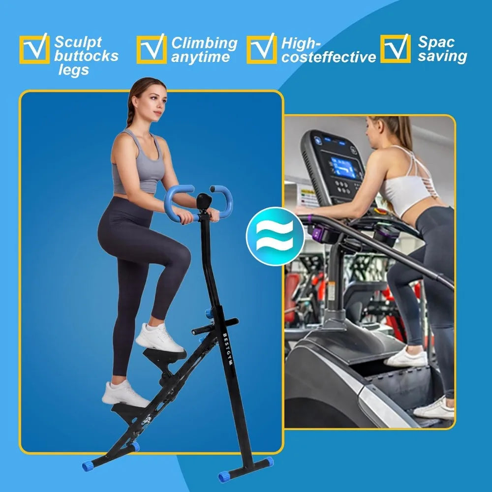 Home Vertical Climber Machine for Full-Body Cardio Workouts and Folding Design