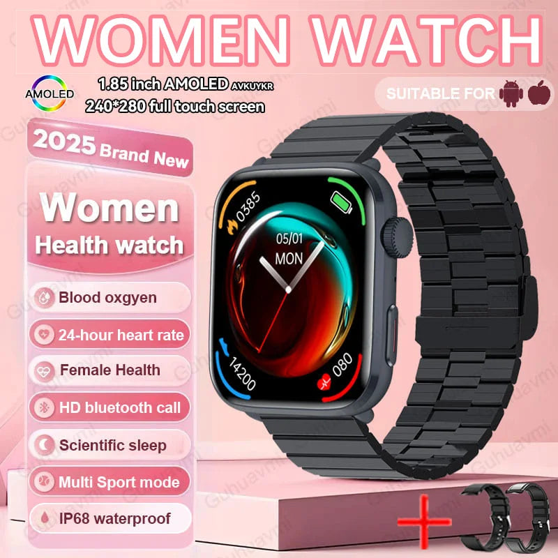 Xiaomi AI Health Smartwatch HRV PPG Blood Oxygen NFC IP68