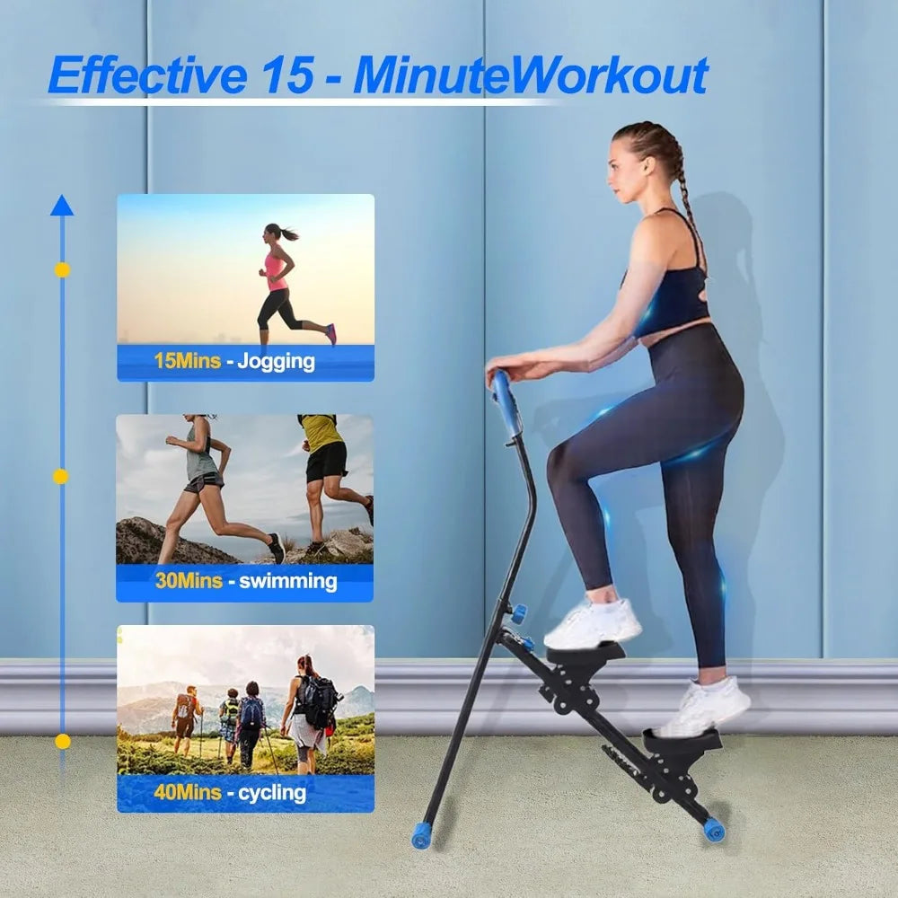 Home Vertical Climber Machine for Full-Body Cardio Workouts and Folding Design