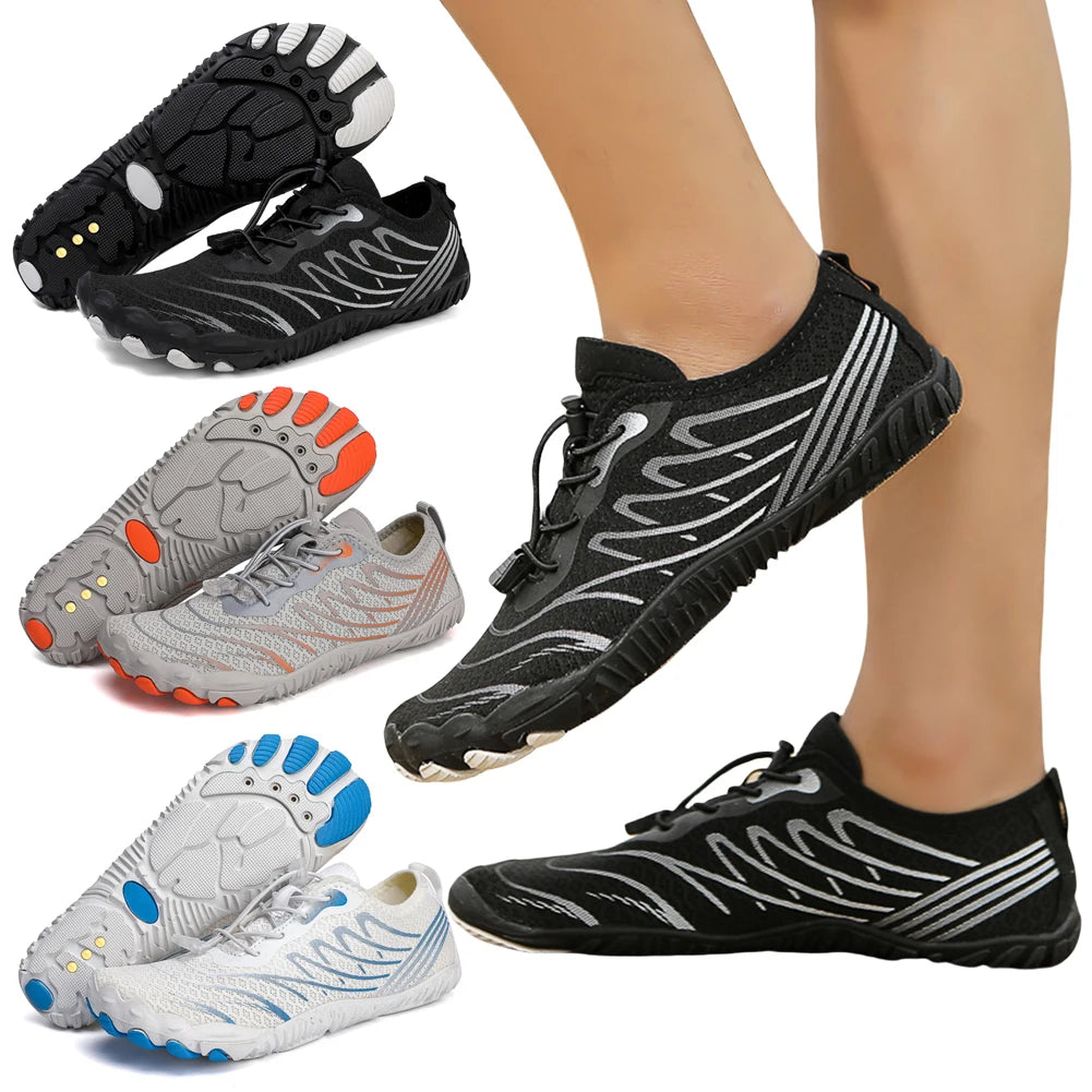 Grounding Shoes with Copper Grounded Footwear Non Slip Breathable Aqua Shoes Quick-Dry Lightweight Barefoot Shoes for Men Women