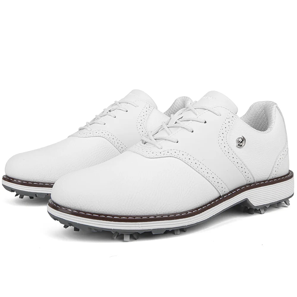 Lenox Men Golf Shoes Spikes for Competitive Walking Footwear