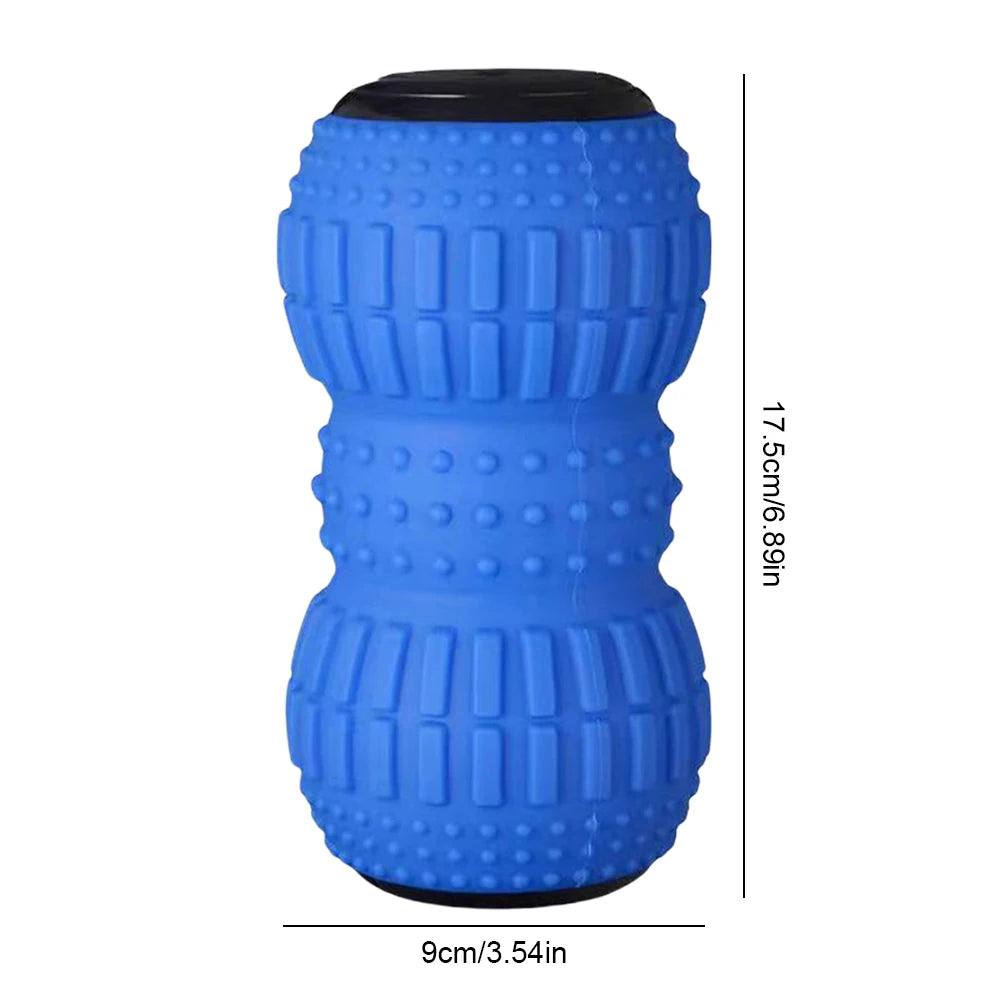 Electric Peanut Ball Ergonomic Massage Ball Rechargeable Yoga Fascia Ball 3 Speed for Myofascial Release & Muscle Recovery