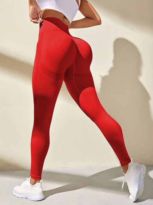 Xinggang Womens Seamless Yoga Leggings High Waisted Fitness