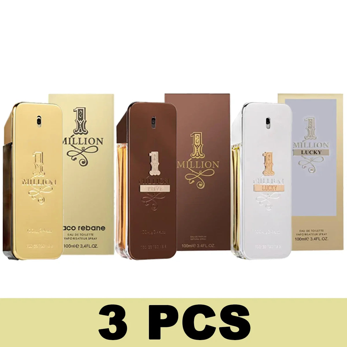 Paco Rabanne Million Lucky Privé Eau de Parfum Spray 100ml Original Arab Perfumes Lasting Wood Spicy Perfume Cologne Hombre Gift