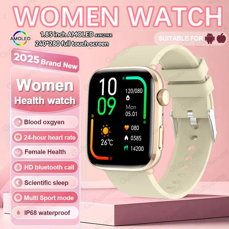 Xiaomi AI Health Smartwatch HRV PPG Blood Oxygen NFC IP68