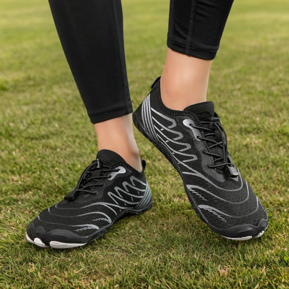 Grounding Shoes with Copper Grounded Footwear Non Slip Breathable Aqua Shoes Quick-Dry Lightweight Barefoot Shoes for Men Women