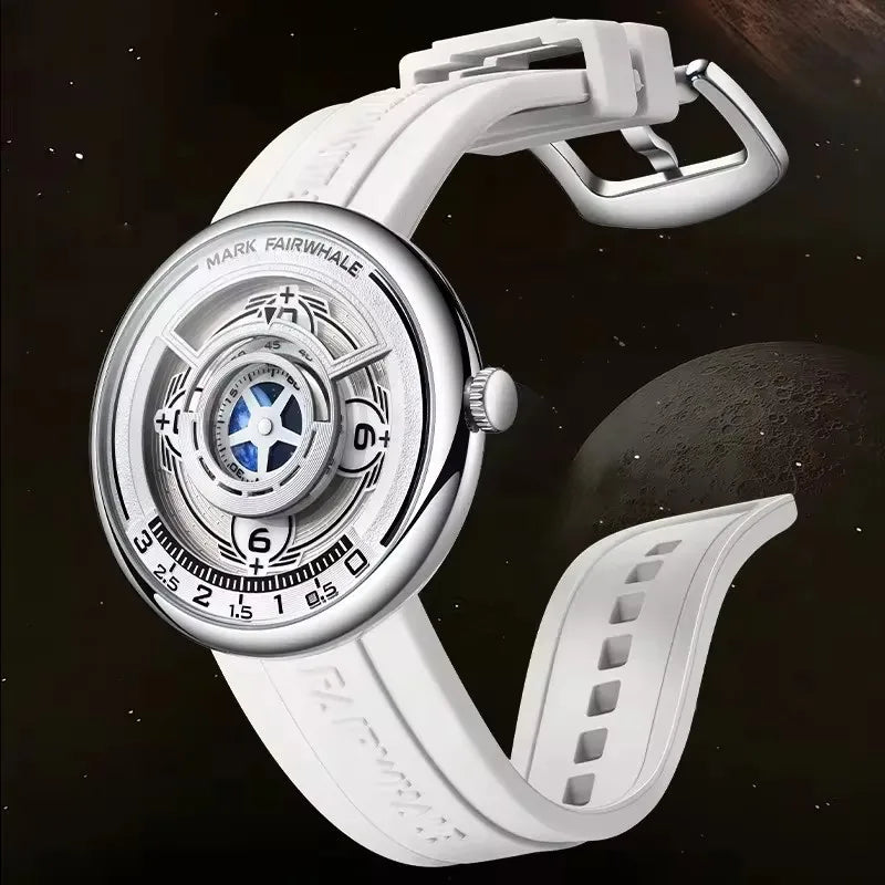 Mark Fairwhale Silicone Strap Sports Quartz Wristwatch