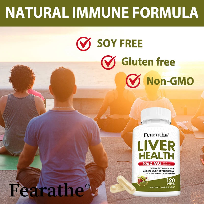 Liver Health Supplement - Milk Thistle Extract for Cleansing, Detoxification, Balanced Metabolism, Energy and Overall Health