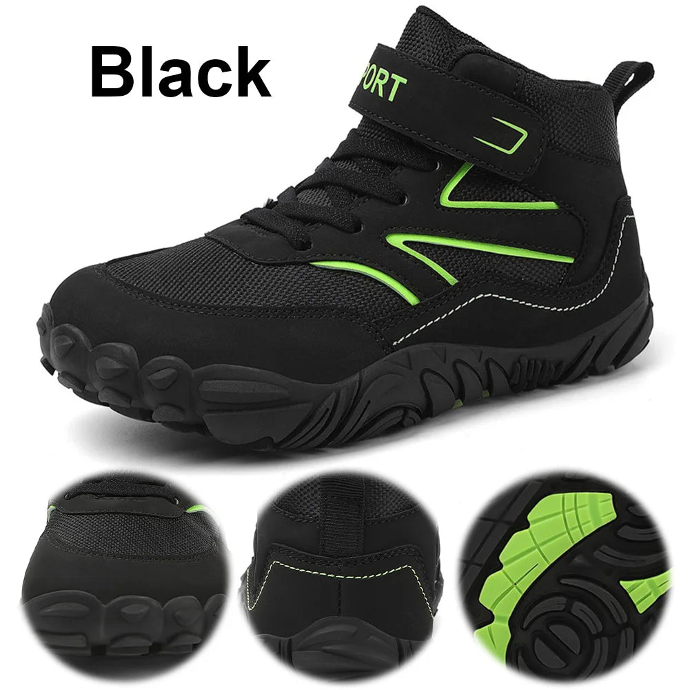 MOJOYC Kids Hiking Boots Waterproof Trekking Shoes Unisex