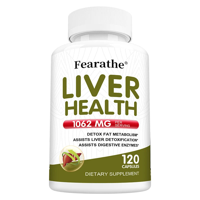 Liver Health Supplement - Milk Thistle Extract for Cleansing, Detoxification, Balanced Metabolism, Energy and Overall Health