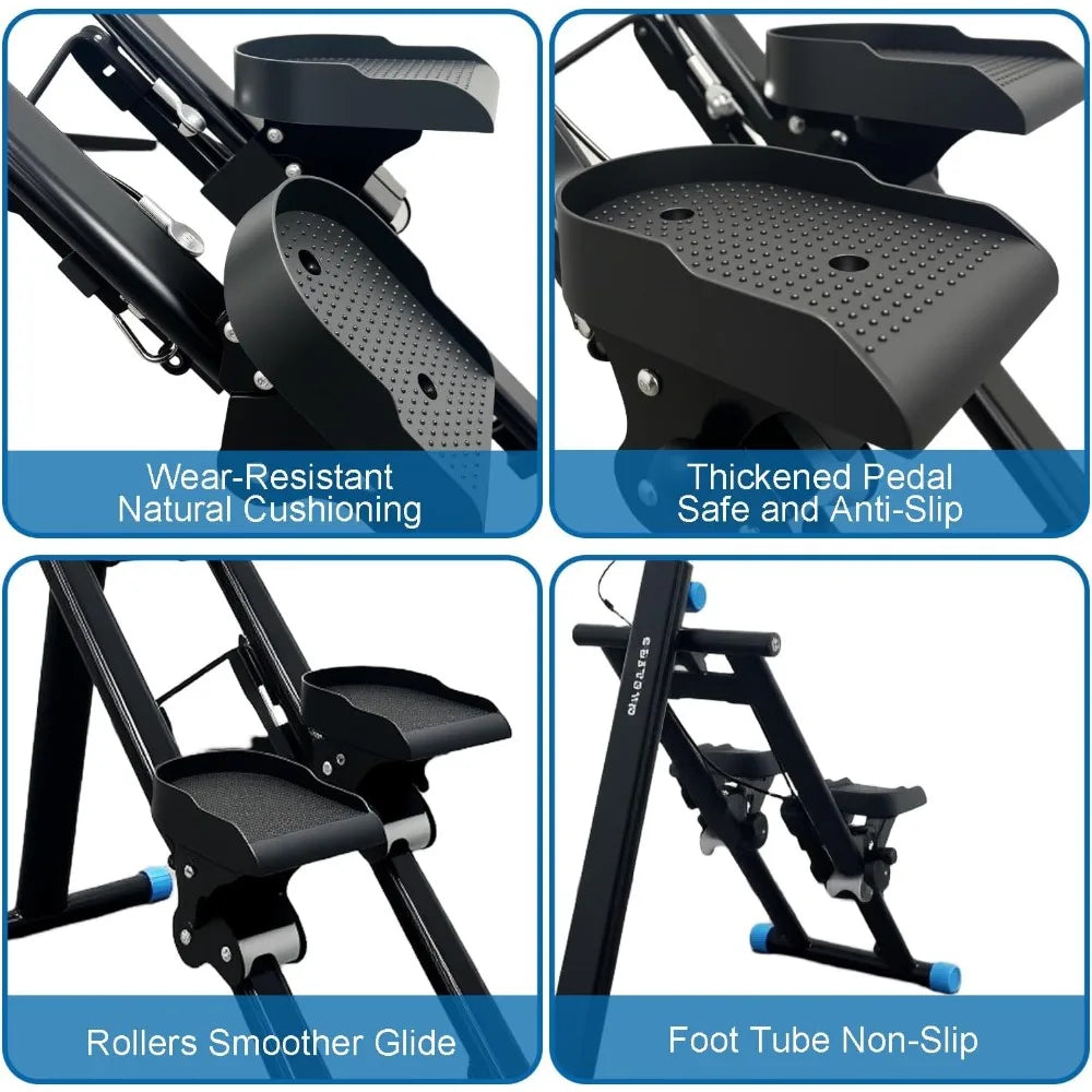 Home Vertical Climber Machine for Full-Body Cardio Workouts and Folding Design