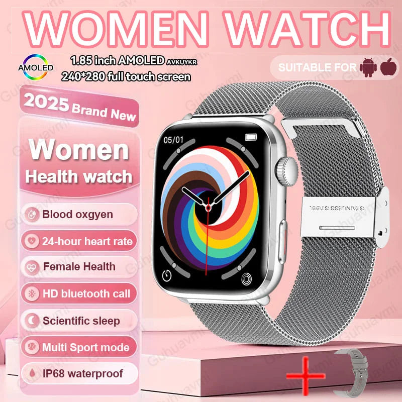 Xiaomi AI Health Smartwatch HRV PPG Blood Oxygen NFC IP68