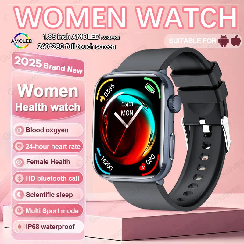 Xiaomi AI Health Smartwatch HRV PPG Blood Oxygen NFC IP68