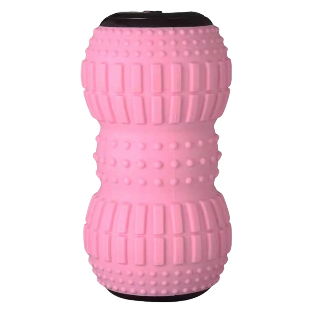 Electric Peanut Ball Ergonomic Massage Ball Rechargeable Yoga Fascia Ball 3 Speed for Myofascial Release & Muscle Recovery