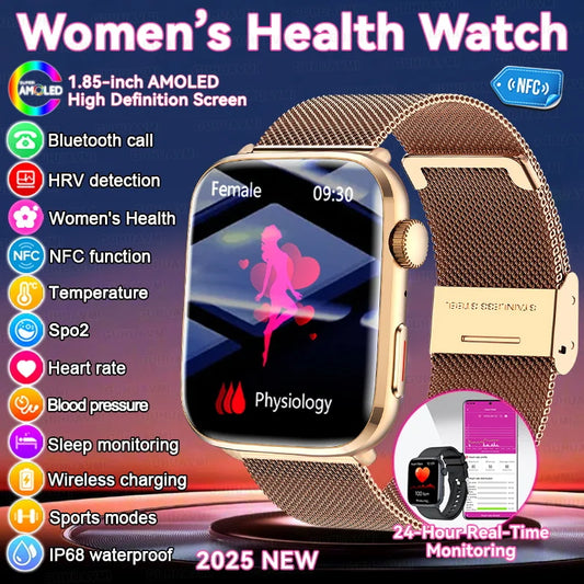 Xiaomi AI Health Smartwatch HRV PPG Blood Oxygen NFC IP68